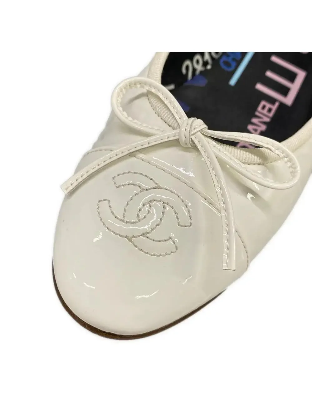 Chanel White Patent Leather Shoes #289524C76B